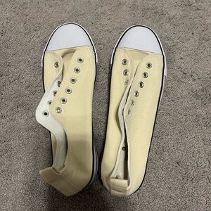 Never worn pastel yellow shoes